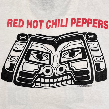 RED HOT CHILI PEPPERS 1991 HUNKY PUNKY WHITE GINAT XL 6088