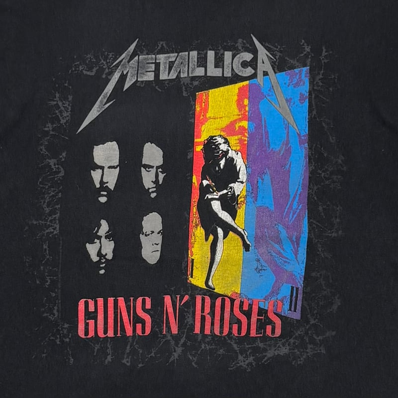 METALLICA GUNS N' ROSES 1992 TOUR BROCKUM XL 84