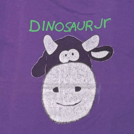 DINOSAUR Jr COW AND GORILLA PURPLE FRUIT OF THE LOOM LARGE 4917