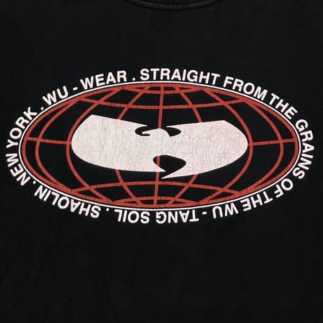 WU-TANG CLAN WU-WEAR EARTH LOGO TEE FITS LARGE 0557