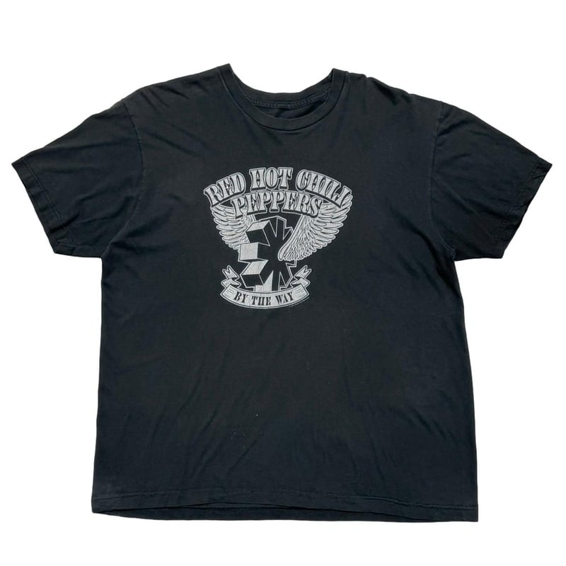 RED HOT CHILI PEPPERS Tシャツ XLサイズ RED HOT CHILI PEPPERS Tシャツ XLサイズ新品ダメージ加工