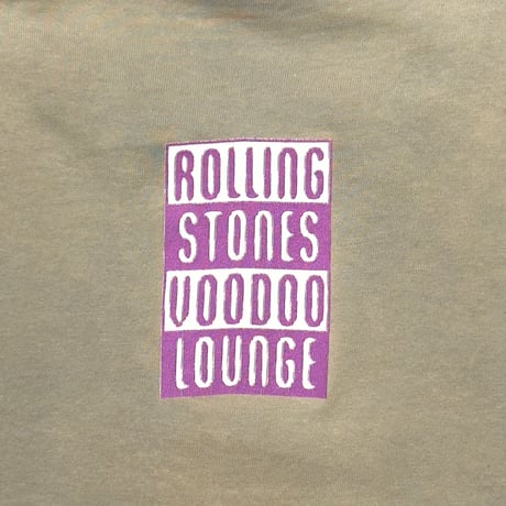 THE ROLLING STONES PURPLE SPIKE TONGUE VOODOO LOUNGE BLEACHED BROCKUM LARGE 8244