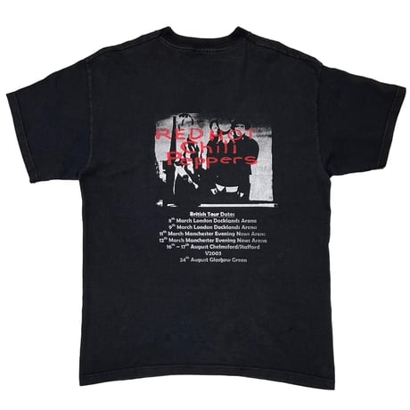 RED HOT CHILI PEPPERS BRITISH TOUR 2003 BOOTLEG FITS LARGE 9305