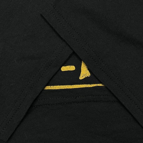 WU-TANG CLAN FADED BIG LOGO TEE BLACK GILDAN LARGE 7806