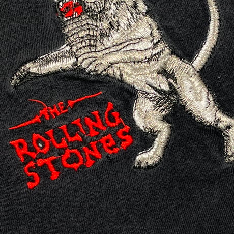 THE ROLLING STONES EMBROIDERY LION BRIDGES TO BABYLON TOUR 1997-1998 GINAT XL 8108
