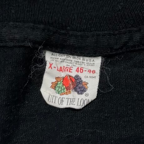 THE ROLLING STONES BIG LIP & TONGUE NORTH AMERICAN TOUR FRUIT OF THE LOOM XL 3732