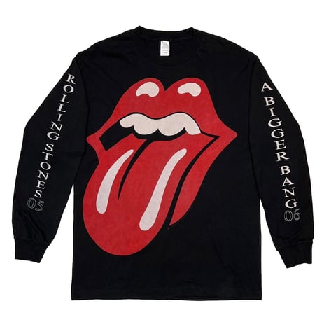 ROLLING STONES A BIGGER BANG LIP & TONGUE LS LARGE 8805