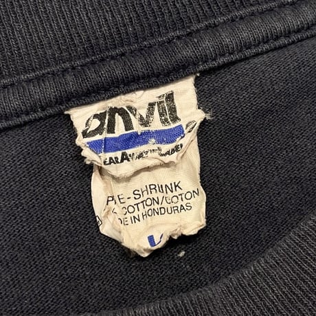 NIRVANA FROM THE MUDDY BANKS OF THE WISHKAH JACKET TEE NAVY ANVIL LARGE 7816