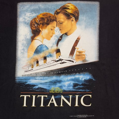 TITANIC 1998 PROMO TEE BLACK FITS XL 1418
