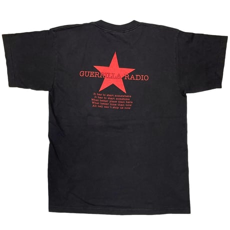 RAGE AGAINST THE MACHINE GUERRILLA RADIO SQUARE LOGO GIANT LARGE 8445