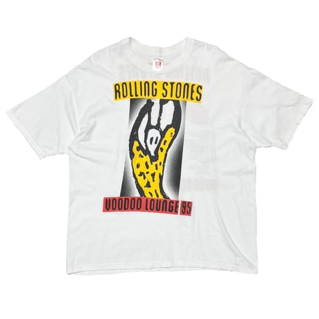 ROLLING STONES VOODOO LOUNGE 1995 BOOTLEG WHITE Hanes XL 0460