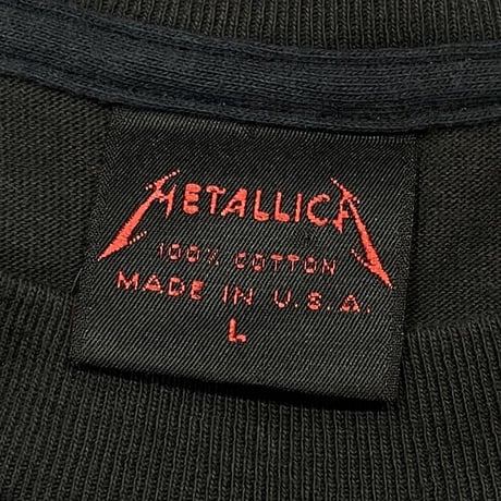 METALLICA BIRTH SCHOOL METALLICA DEATH METALLICA TAG LARGE 9617