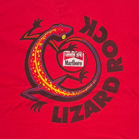 Marlboro LIZARD ROCK POCKET TEE RED HANES XL 1290
