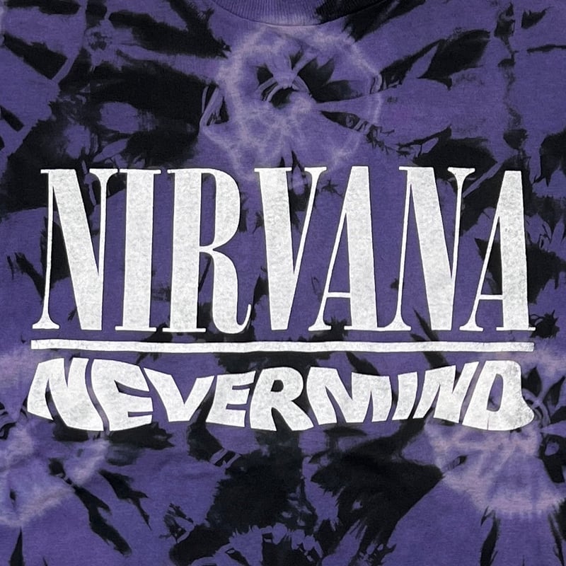 NIRVANA NEVERMIND BOOTLEG LS TIEDYE BLACK/PURPL
