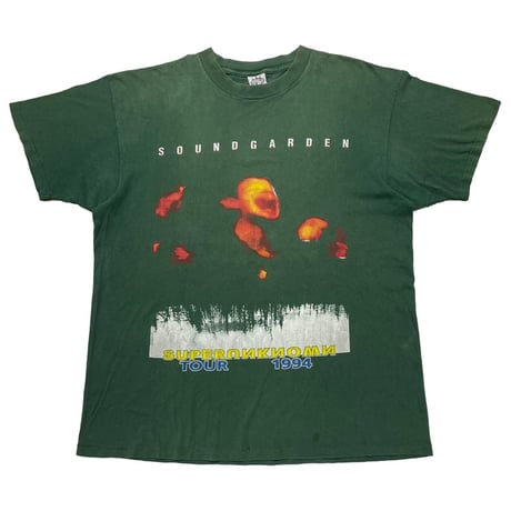 SOUNDGARDEN SUPERUNKNOWN TOUR 1994 BOOTLEG GREEN XL 1051