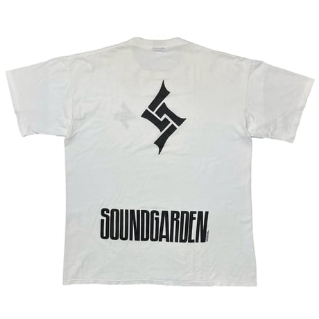 SOUNDGARDEN 1992 S LOGO WHITE BROCKUM XL 3032