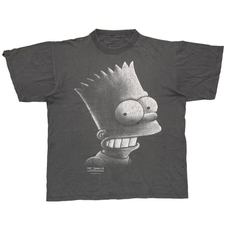 THE SIMPSONS BART MONOCHROME BIG FACE TEE FITS XL 4132