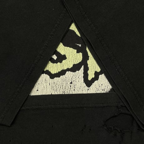 MISFITS 1997 HUGE SKULL BLACK/GREEN HANES XL 6235