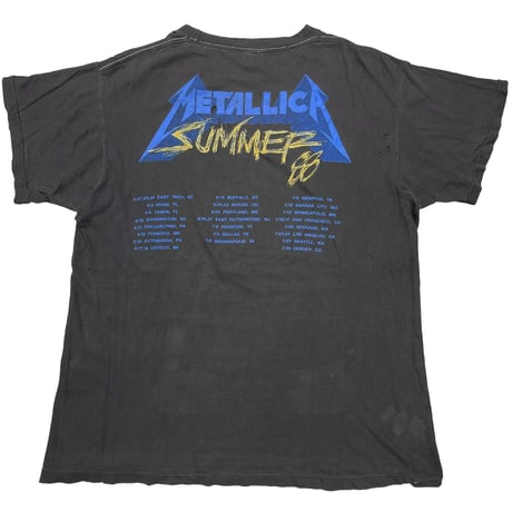 METALLICA 1988 DAMAGED JUSTICE FITS XL 8120