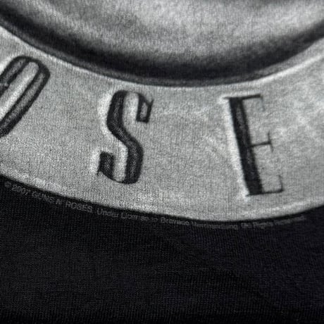 GUNS N' ROSES 2007 LOGO Hanes LARGE 3790