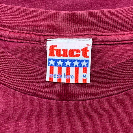 FUCT BLOW JOB TEE WINE RED MEDIUM 3222