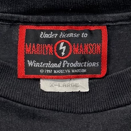 MARILYN MASON HELLO MY NAME IS MARILYN MANSON TAG XL 1188