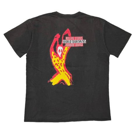 THE ROLLING STONES VOODOO LOUNGE LIP & TONGUE FADED BROCKUM LARGE 7657