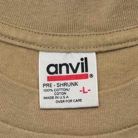 oasis BE HERE NOW OVAL LOGO BEIGE ANVIL LARGE 4661