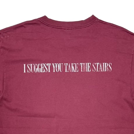 DISNEY VINTAGE THE TWILIGHT ZONE TOWER OF TERROR BURGUNDY FITS XL 5981