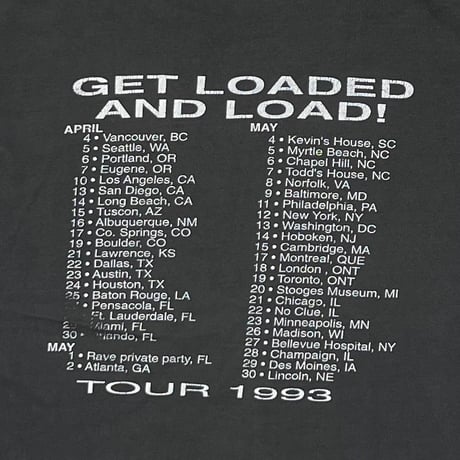 7 YEAR BITCH GET LOADED AND LOAD TOUR 1993 ONEITA LARGE 5795