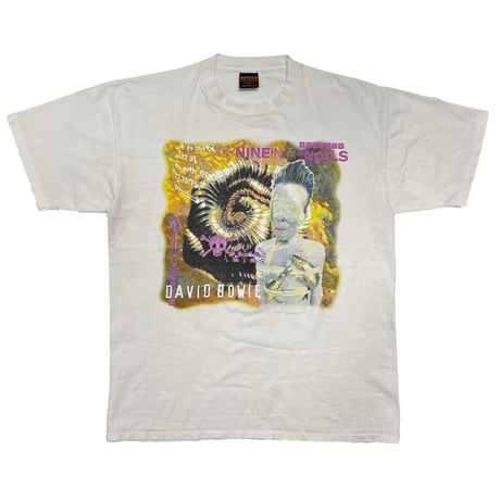 NINE INCH NAILS DAVID BOWIE TOUR WHITE BROCKUM XL 2260