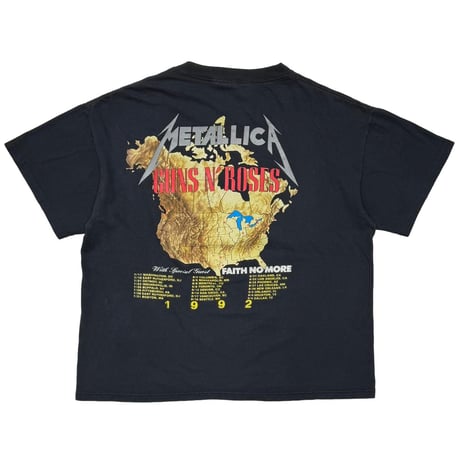 GUNS N' ROSES METALLICA 1992 FAITH NO MORE BROCKUM XL 7584