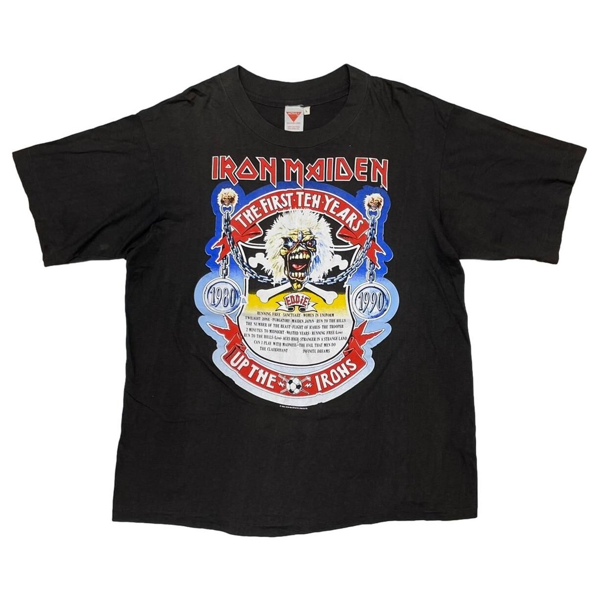 IRON MAIDEN 1990 THE FIRST TEN YEARS LARGE 9491 IRON MAIDEN 1990 THE FIRST TEN YEARS LARGE 9491