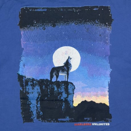 Marlboro UNLIMITED COYOTE POCKET TEE BLUE XL 0620