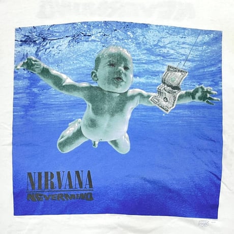 NIRVANA 1992 NEVERMIND WHITE BACKSTAGE PASS HANES XL 8429