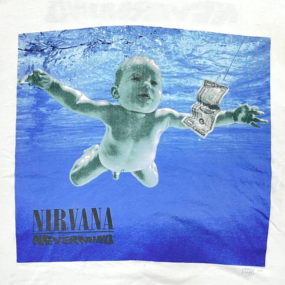 NIRVANA 1992 NEVERMIND WHITE BACKSTAGE PASS HAN NIRVANA 1992 NEVERMIND WHITE BACKSTAGE PASS HAN