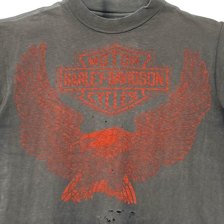 HARLEY DAVIDSON EMBLEM TUCSON FADED RED PRINT HANES MEDIUM 6654