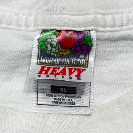 DREAM WORKS LOGO TEE WHITE FRUIT OF THE LOOM XL 3631