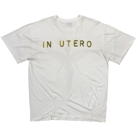 NIRVANA IN UTERO 1993 WHITE TOP HEAVY XL 8289