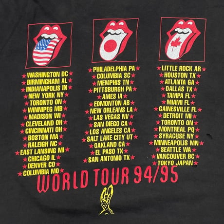 ROLLING STONES VOODOO LOUNGE 94/95 WORLD TOUR BROCKUM XXL 9107