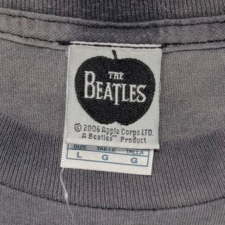 THE BEATLES ABBY ROAD Y2K FADED BLACK LARGE 2017