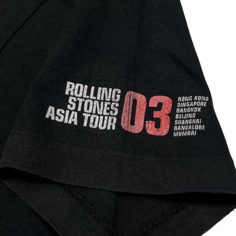 ROLLING STONES 2002-2003 WORLD TOUR LIP & TONGUE FITS L-XL 9318