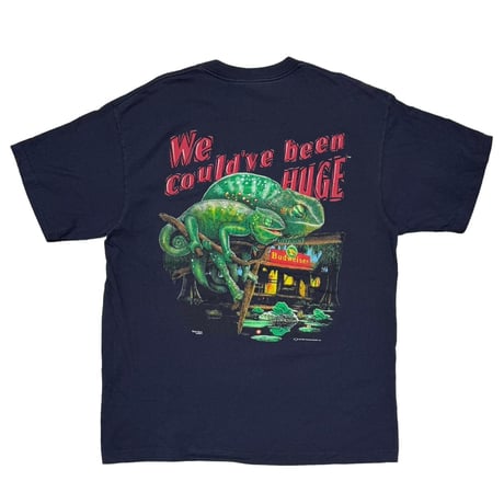 Budweiser 1997 LIZARD FAKE POCKET We could've been HUGE NAVY TEE JAYS XL 4001