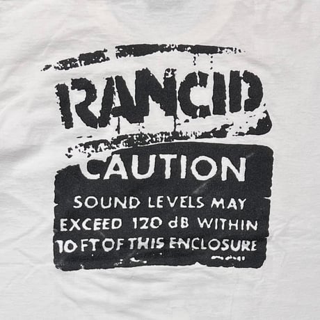 RANCID CAUTION GIVE 'EM THE BOOT WHITE BROCKUM XL 0567