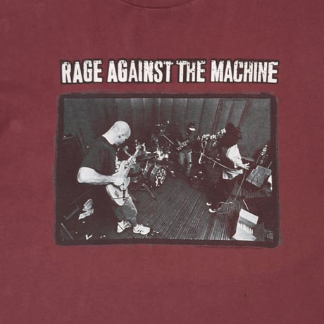 RAGE AGAINST THE MACHINE MEMBER PHOTO WINE RED GIANT FITS XL 3666