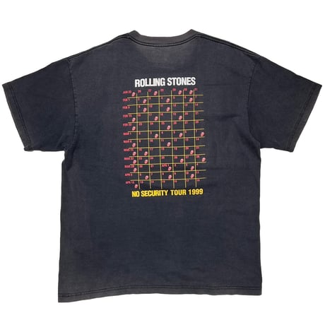 ROLLING STONES NO SECURITY TOUR LIP & TONGUE SOF TEE TEE JAYS XL 0208
