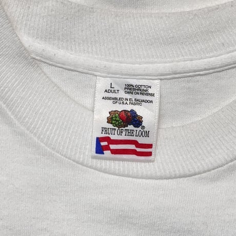 AKIRA 1988 KANEDA BIKE TEE WHITE FRUIT OF THE LOOM LARGE 6367