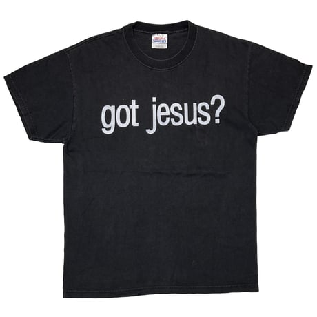 OLD & VINTAGE got Jesus ? HANES MEDIUM 3680