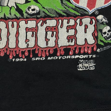 OLD & VINTAGE GRAVE DIGGER 1994 MONSTER WARS FITS XL 8841