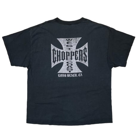 WEST COAST CHOPPERS IRON CROSS LONG BEACH, LA SS FADE FITS XL 7202